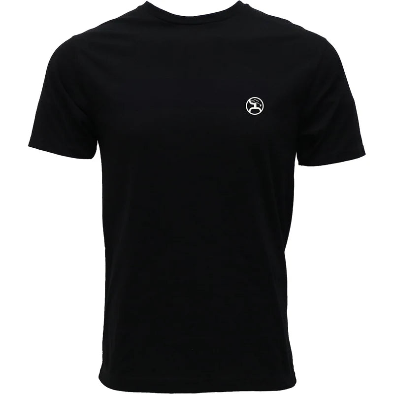 HOOEY MEN'S "COWBOY SWING" BLACK GOLF T-SHIRT