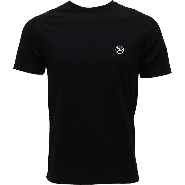 HOOEY MEN'S "COWBOY SWING" BLACK GOLF T-SHIRT