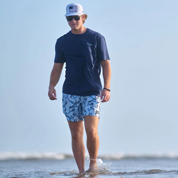 HOOEY MEN'S "BREAKER" BOARD/SWIM BLUE/ CAMO SHORT