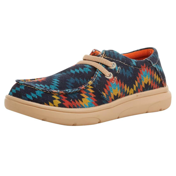 BOY'S ARIAT HILO BLUE AZTEC