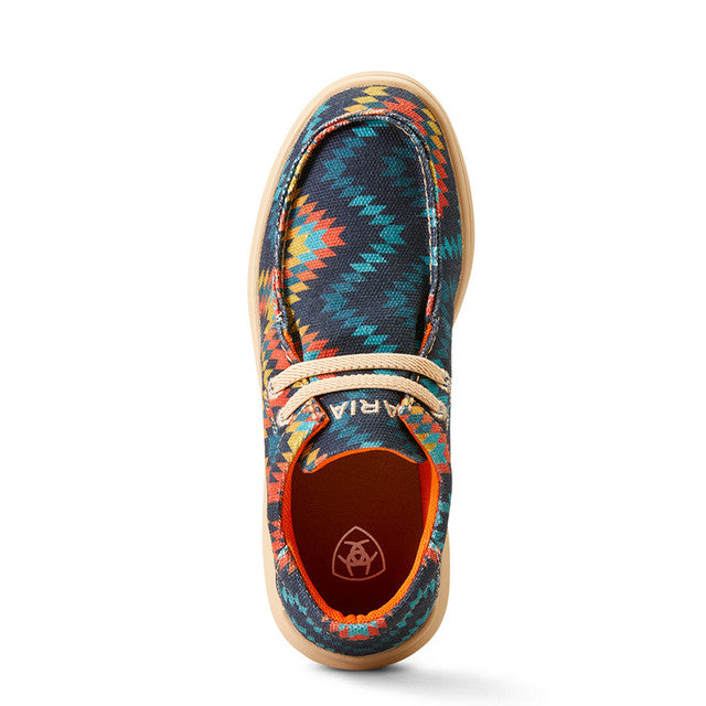 BOY'S ARIAT HILO BLUE AZTEC