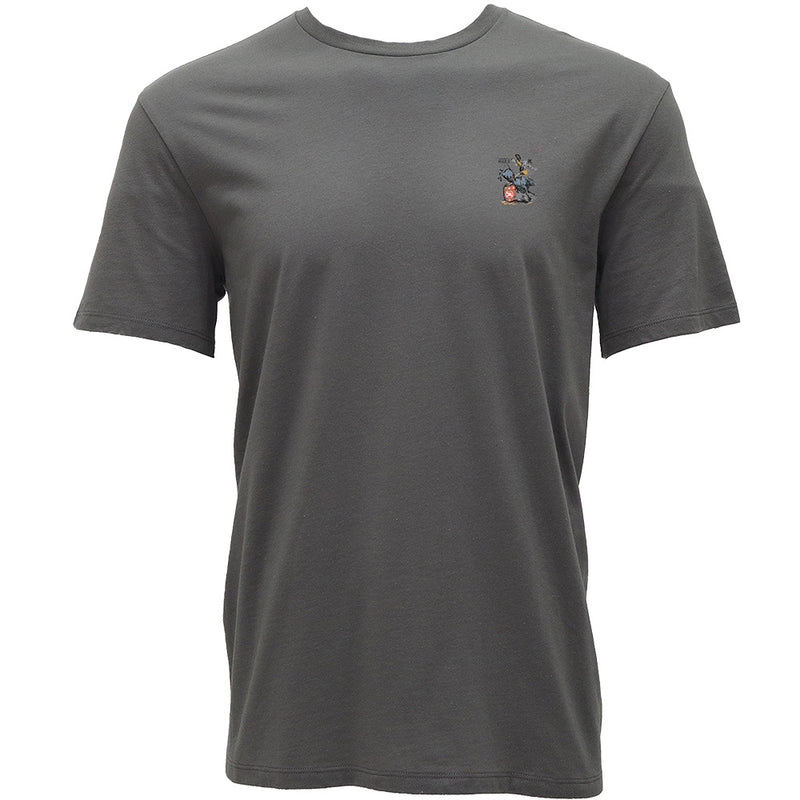 HOOEY MEN'S"PRISON RODEO" GREY W/MULTI COLOR RODEO GRAPHIC T-SHIRT