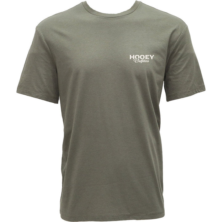 HOOEY MEN'S OUTFITTER OLIVE GREEN T SHIRT