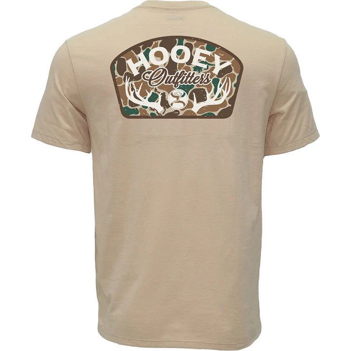 HOOEY MEN'S"OUTFITTERS" TAN T-SHIRT