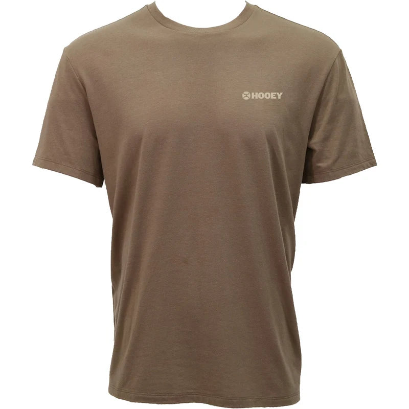 Hooey MENS Ollie Brown /Camo Outfitters Graphic T-shirt