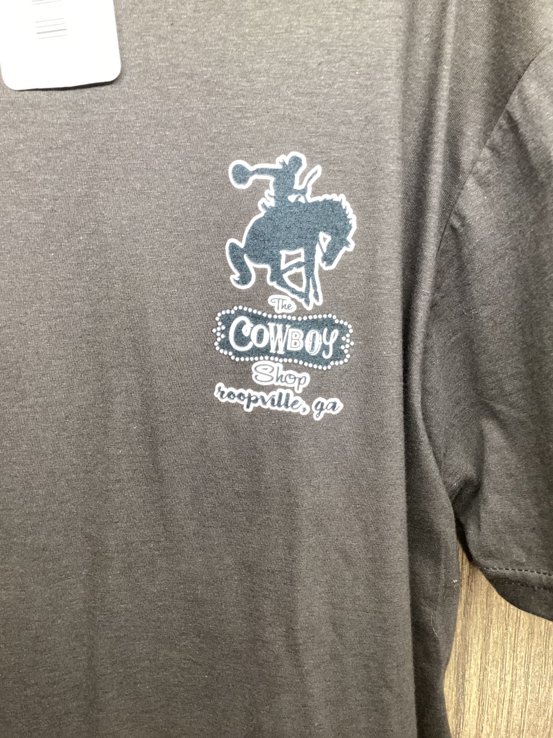 THE COWBOY SHOP GHOST RIDER IN THE SKY DARK CHOCOLATE T-SHIRT