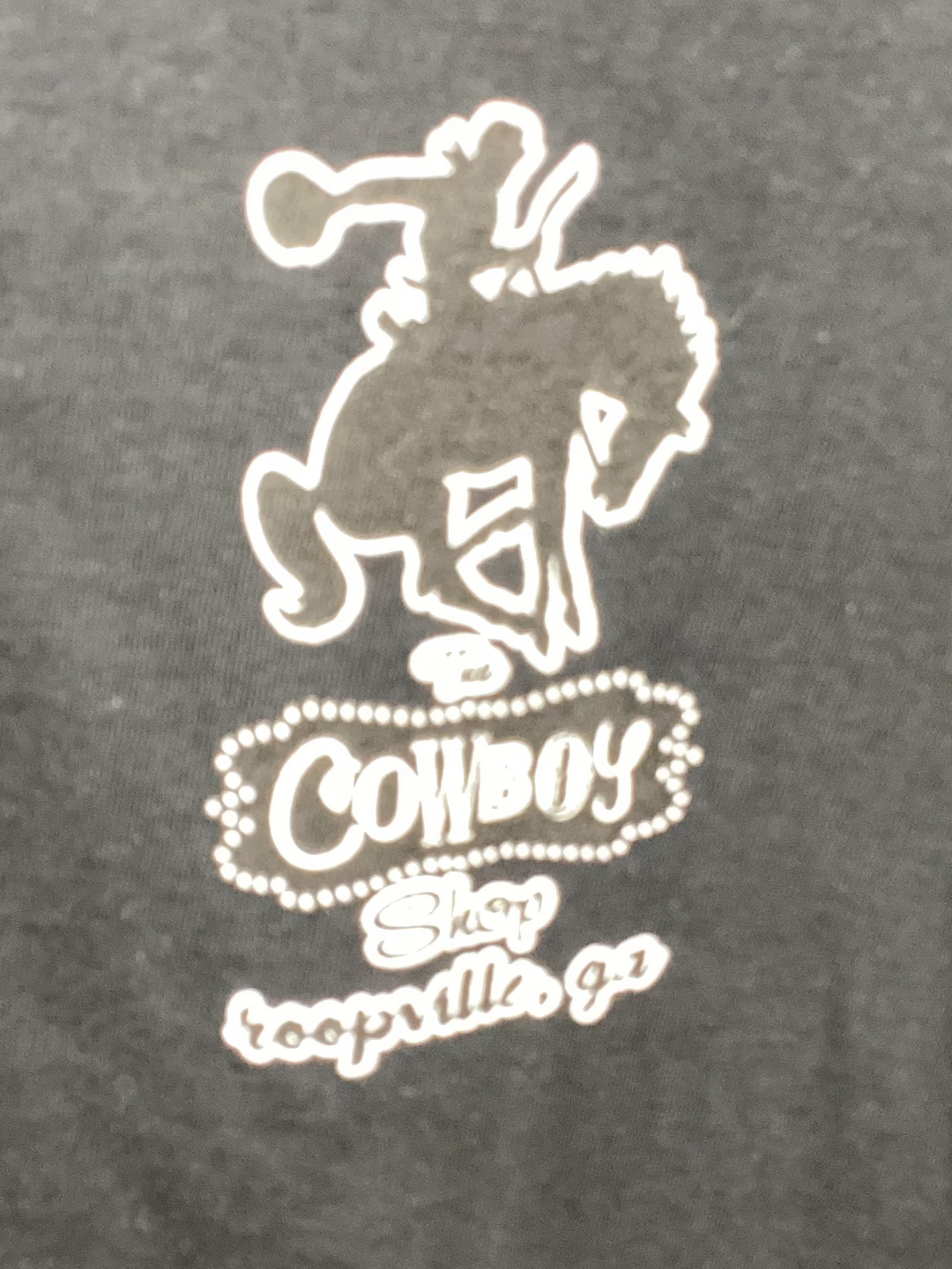 THE COWBOY SHOP BLACK GHOST IN THE PINES T-SHIRT