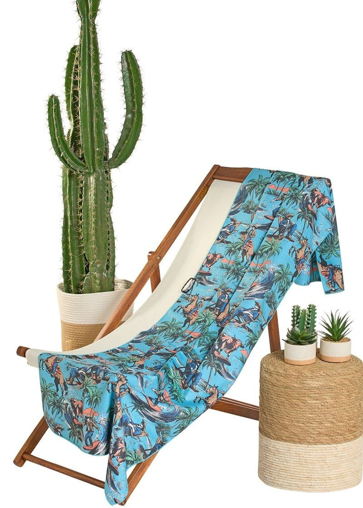 ROCK & ROLL PERFORMANCE BEACH COWBOY MICROFIBER TOWEL