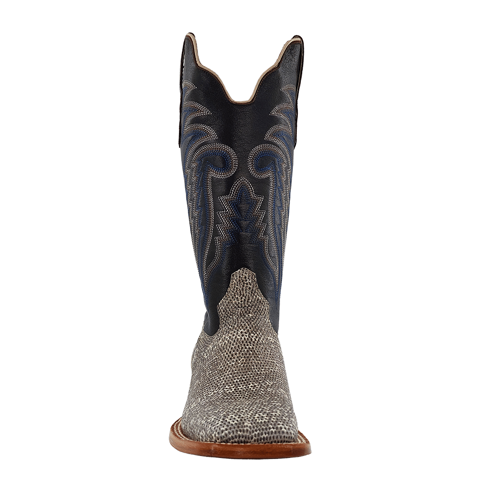 R. Watson Mens Natural Ring Lizard Western Boot