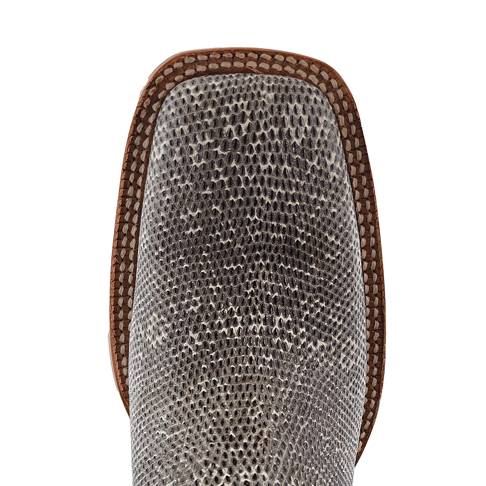 R. Watson Mens Natural Ring Lizard Western Boot