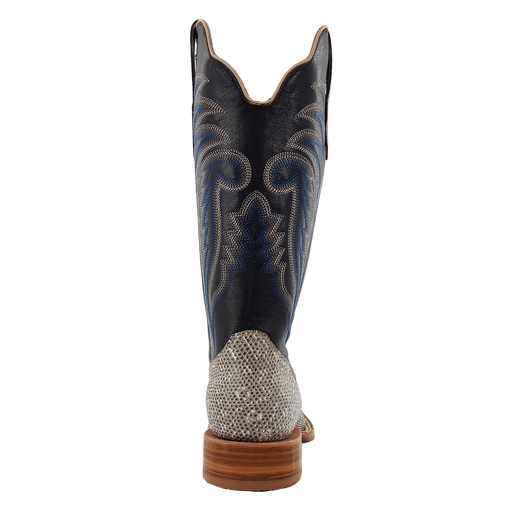 R. Watson Mens Natural Ring Lizard Western Boot