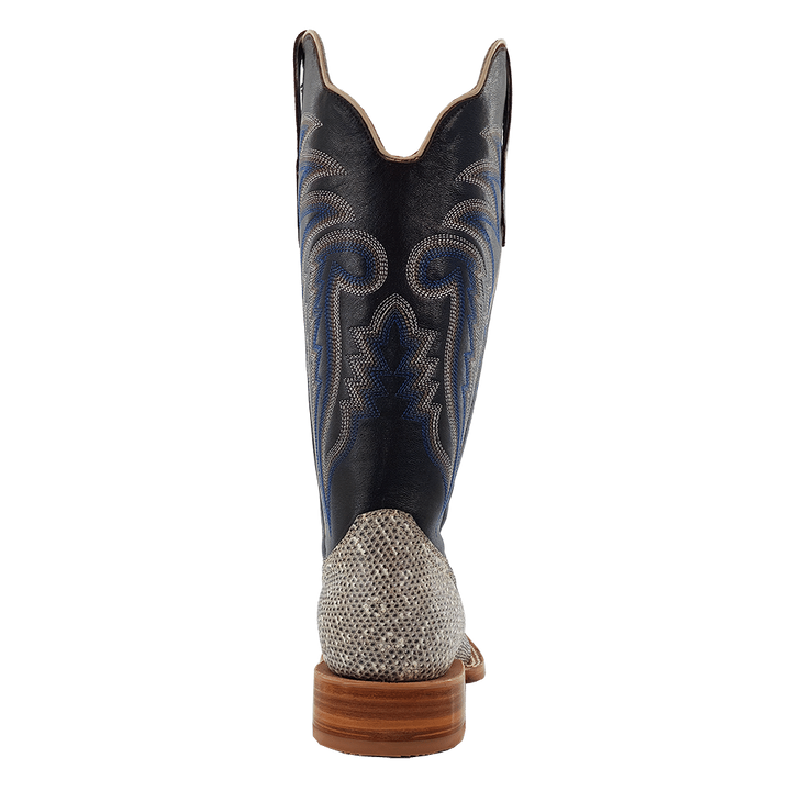 R. Watson Mens Natural Ring Lizard Western Boot