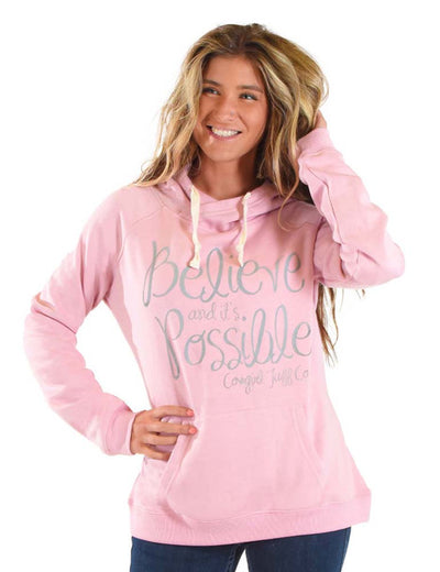 Women's Cowgirl Tuff Believe Hoodie