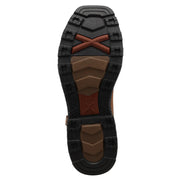 Close-up of the Twisted X 11" UltraLite X™ Men’s Work Boot sole, focusing on the EH-rated rubber outsole for slip resistance and enhanced durability.