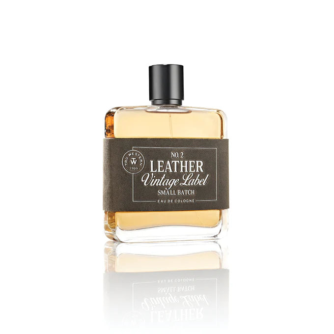 Tru Mens No. 2 Leather Vintage Label Small Batch Cologne