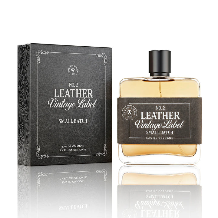 Tru Mens No. 2 Leather Vintage Label Small Batch Cologne