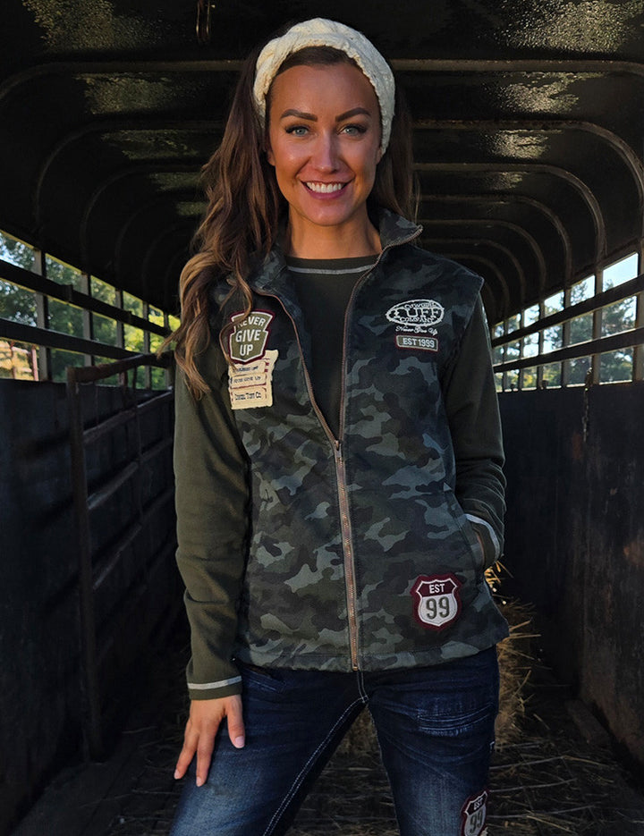 COWGIRL TUFF WOMENS CAMO VEST