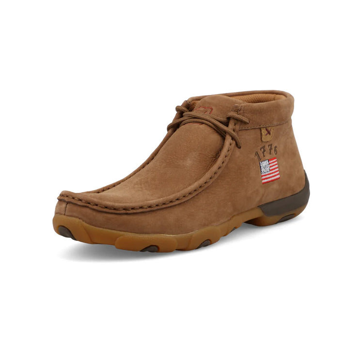TWISTED X WOMEN'S 250 ANNIVERSARY CHUKKA DRIVING MOC CAMEL SHOES