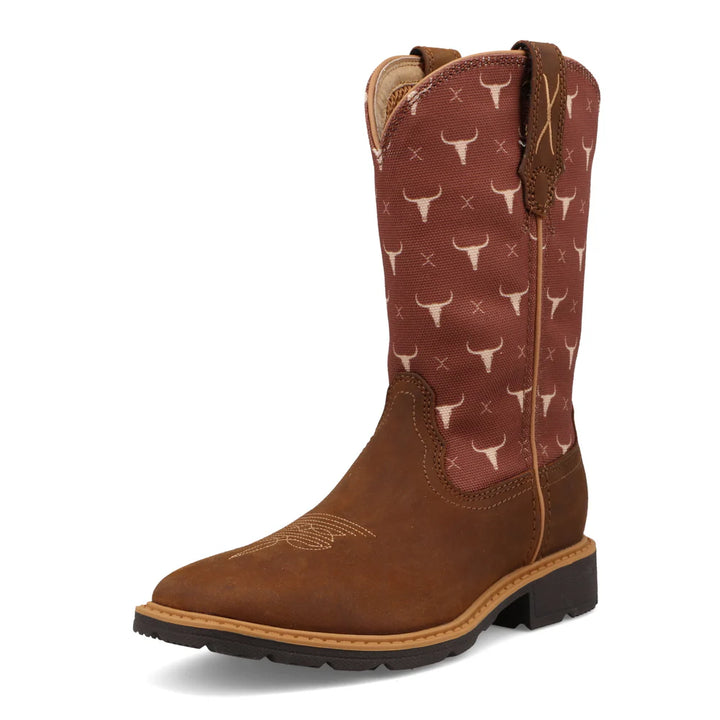 TWISTED X KIDS OILED SADDLE & SIERRA COWBOY WORKBOOT