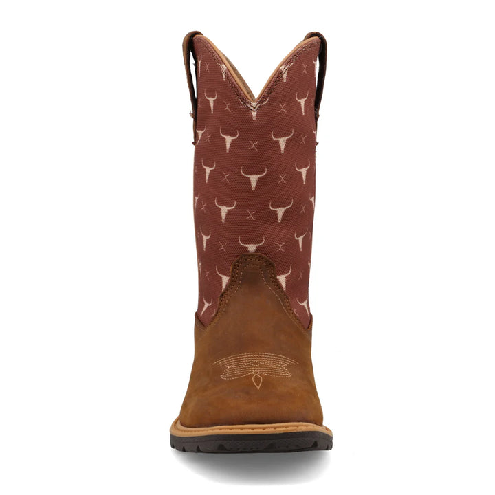 TWISTED X KIDS OILED SADDLE & SIERRA COWBOY WORKBOOT