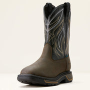 Front view of Ariat Big Rig BOA Men’s Waterproof Work Boot with protective toe and rugged build.