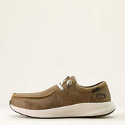 Side profile of ARIAT Buckeye Men’s Steel Toe Work Shoe showing durable construction and sleek design.