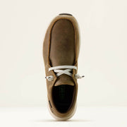 Top view of ARIAT Buckeye Steel Toe Men’s Work Shoe showing protective toe box and breathable lining.