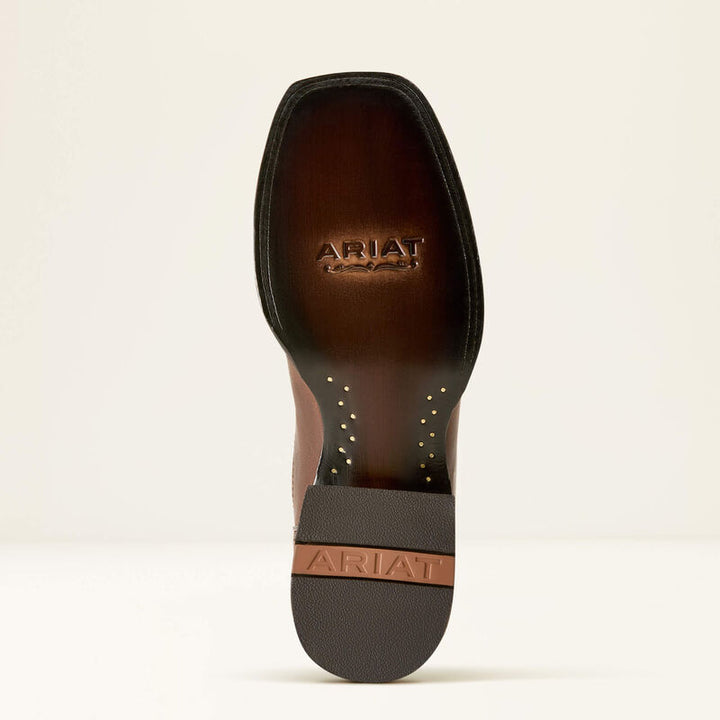 Leather sole of Ariat Circuit Patriot Western Cowboy Boot
