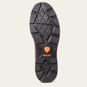 Close-up of abrasion-resistant sole on ARIAT Groundbreaker Men’s Boots, hot contact tested