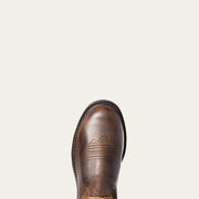 Top view of ARIAT Groundbreaker Steel Toe Boots showing reinforced design