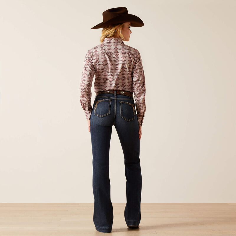 Back pocket detail on Naz Slim Trouser High Rise Women’s Jeans