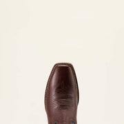 Top view of Ariat Highbluff Square Toe Cowboy Boot highlighting toe box.
