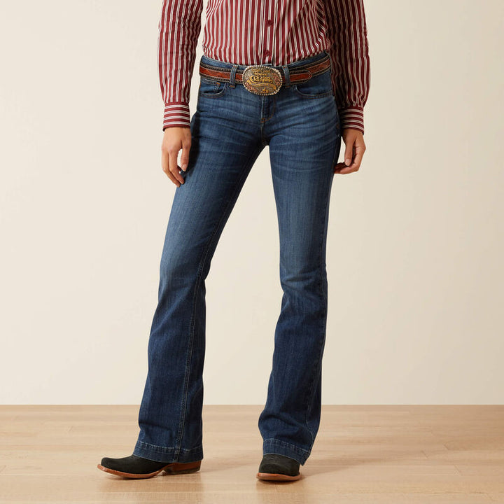 Front view of Ariat Perfect Rise Bessie Women’s Slim Trouser Jeans