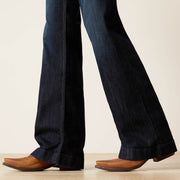 Ophelia Perfect Rise Trouser Jeans worn over cowgirl boots
