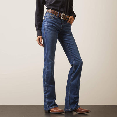 Front view of Ariat R.E.A.L. Perfect Rise Leila Women’s Boot Cut Jeans