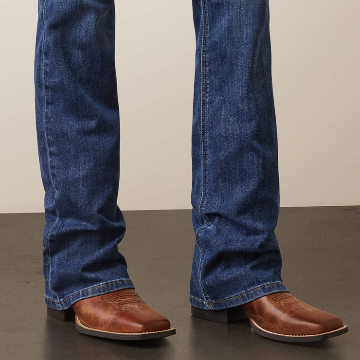 Ariat Leila Perfect Rise Boot Cut Jeans styled with cowgirl boots