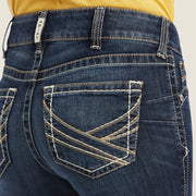 Close-up waist detail of Ariat R.E.A.L. Perfect Rise Lexie Jeans