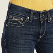 Waistband detail of Ariat Lexie Perfect Rise Boot Cut Women’s Jeans