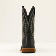 Back view of ARIAT Sidewinder men’s leather work boots with pull-on tabs