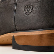 Heel of ARIAT Sidewinder men’s cowboy work boots with Shock Shield® comfort technology