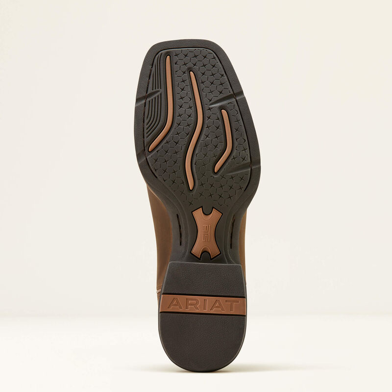 Outsole of Ariat Sport Freedom Cowboy Boot with long-lasting Duratread™ outsole traction.