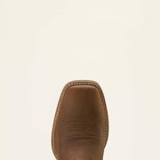 Top view of Ariat Sport Freedom Cowboy Boot highlighting square toe design and roomy fit.
