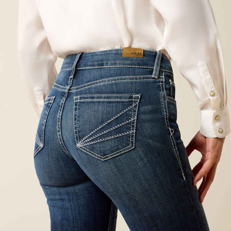ide profile of Ariat Aisha Perfect Rise Wide Leg Women’s Jeans