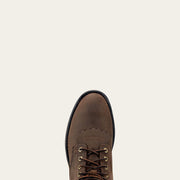 Top view of Ariat WorkHog 8" Waterproof Work Boot showing round toe box.
