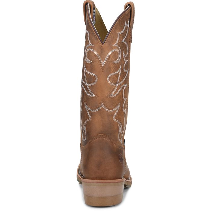 Double H Men's Dylan brown 12" Domestic I.C.E.™ Work Western boot