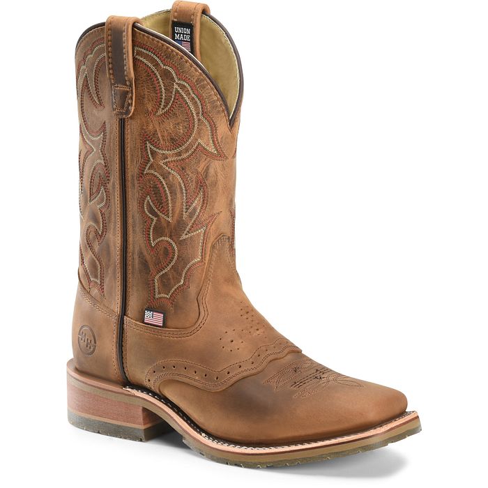 DOUBLE H MEN'S JASE I.C.E. SADDLE VAMP WESTERN WORK BOOTS