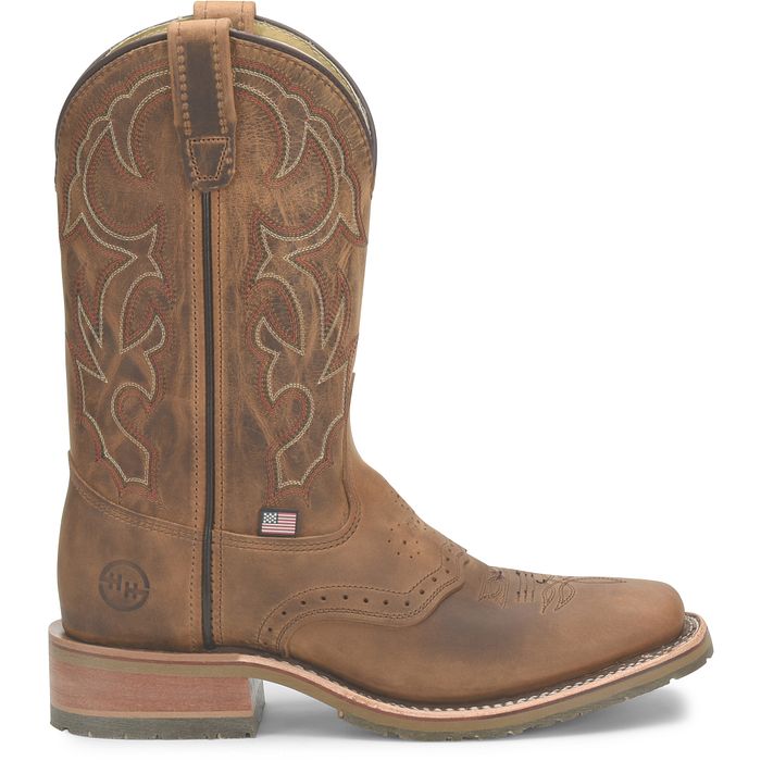 DOUBLE H MEN'S JASE I.C.E. SADDLE VAMP WESTERN WORK BOOTS