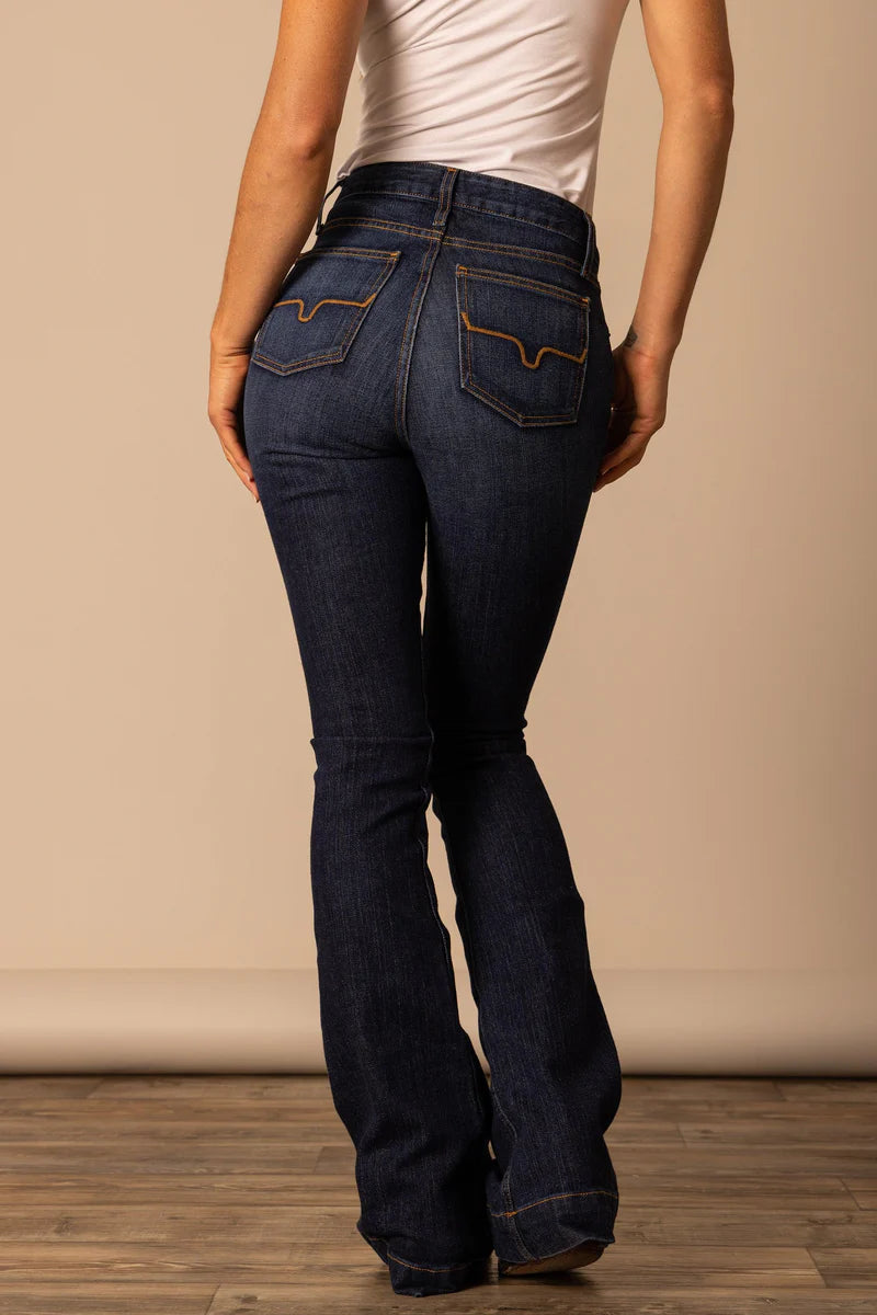 Back view of Jennifer Ultra High Rise Women’s Jeans by Kimes Ranch