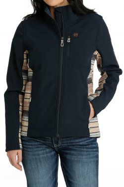 WOMEN'S CONCEALED CARRY BONDED JACKET - NAVY