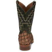 Heel detail of Tony Lama Men's Exotic Pirarucu Cowboy Boots